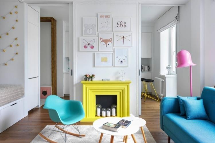 Séjour 15 m² - photo de décoration d'intérieur