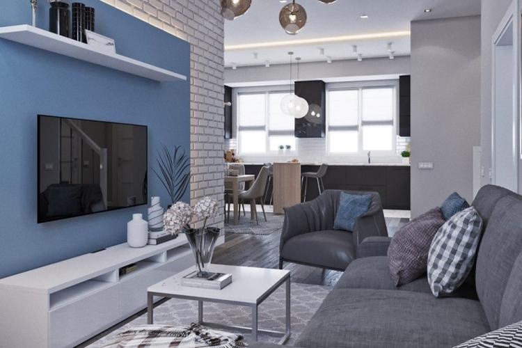 Conception de salon 17 m². - des photos de vrais intérieurs