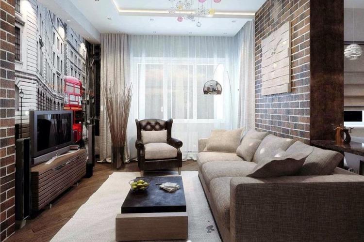 Conception de salon 17 m². - des photos de vrais intérieurs