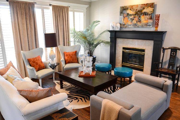 Salon design 18 m² - des photos de vrais intérieurs