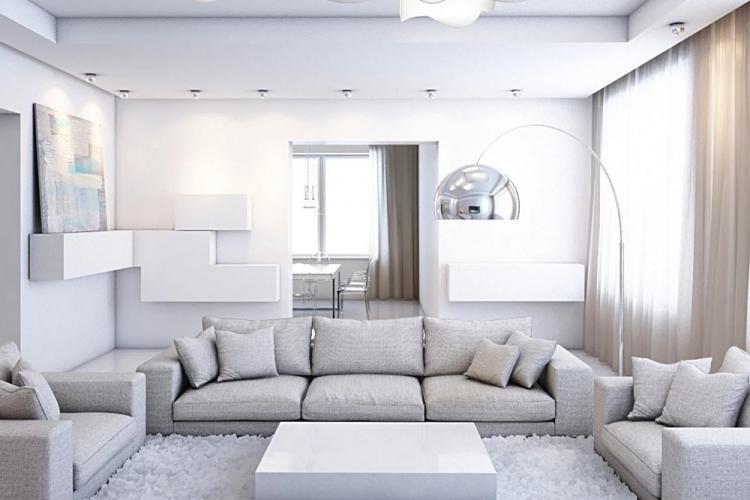 Salon design 18 m² - des photos de vrais intérieurs