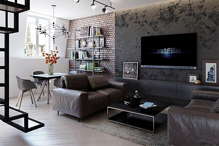 Design de salon 2021 en style loft