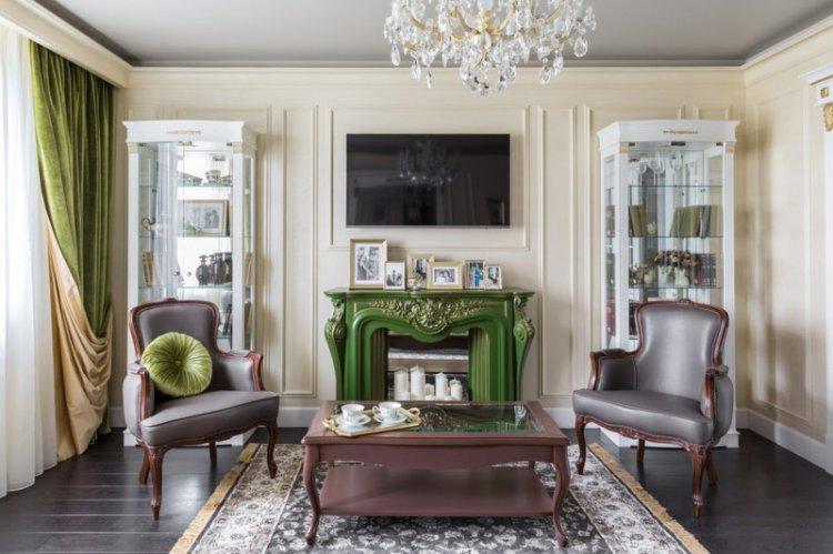 Caractéristiques - Design de salon de style classique