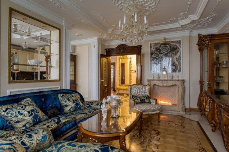 Meubles - Conception de salon dans un style classique