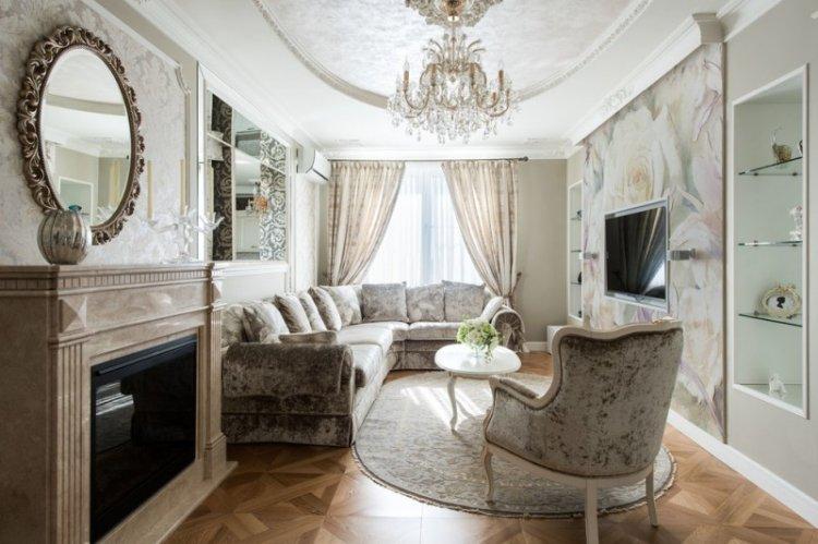 Finitions de sol - Design de salon classique