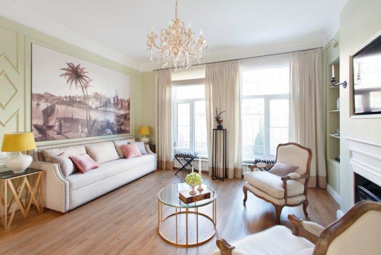 Salon de style classique - photo de design d'intérieur