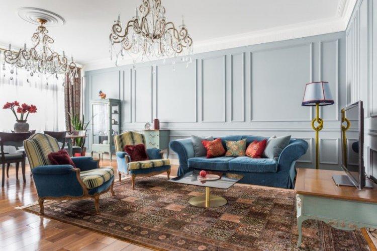 Salon de style classique - photo de design d'intérieur