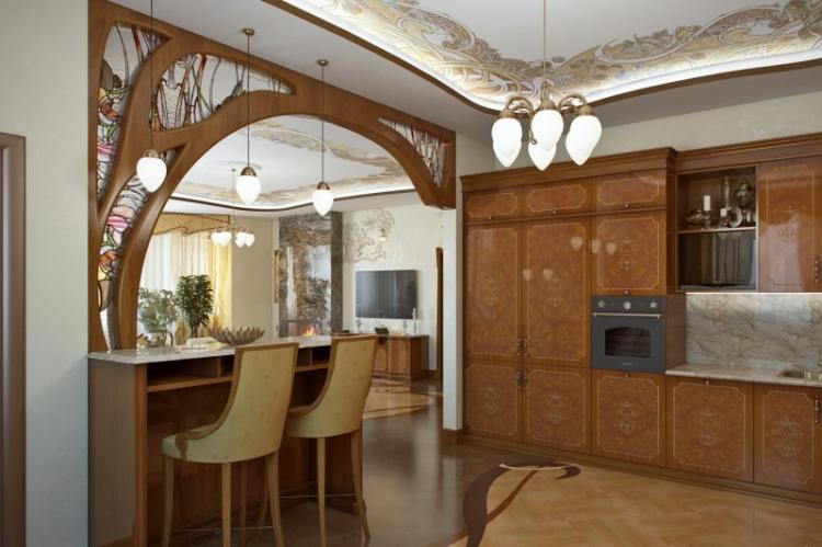 Cuisine Art Nouveau - Design d'intérieur