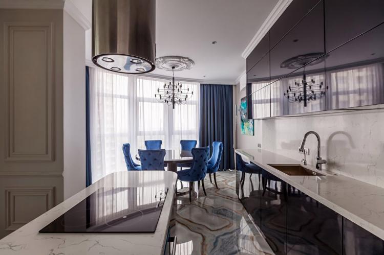 Aménagement intérieur d'un appartement dans le style art déco