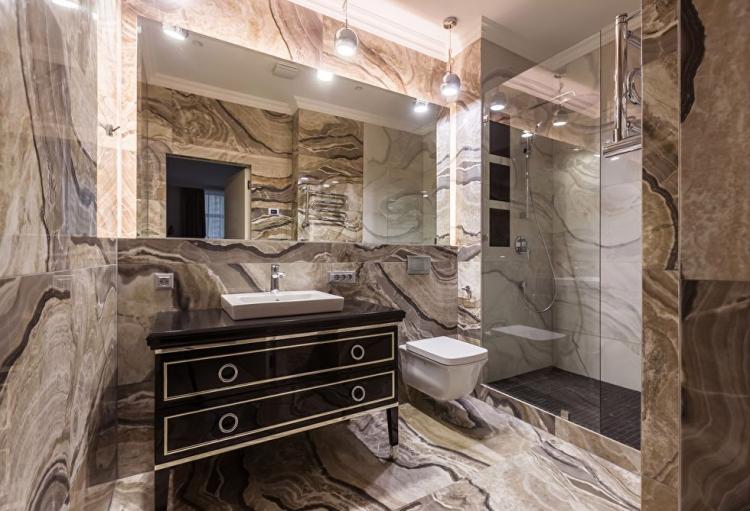 Aménagement intérieur d'un appartement dans le style art déco