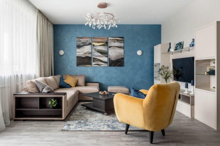 Salon de style contemporain - photo de design d'intérieur