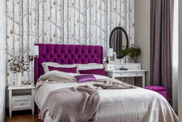 Chambre à coucher de style contemporain - photo de design d'intérieur