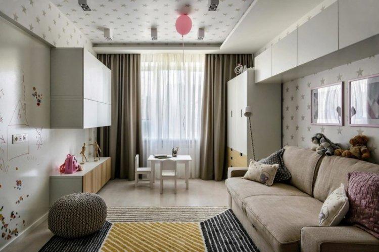 Chambre d'enfants contemporaine - photo de design d'intérieur