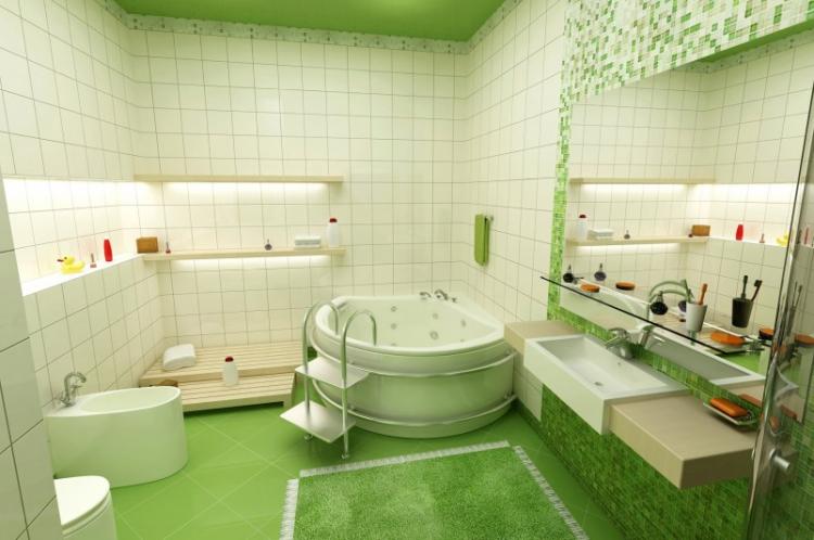 Design d'intérieur de salle de bain - photo