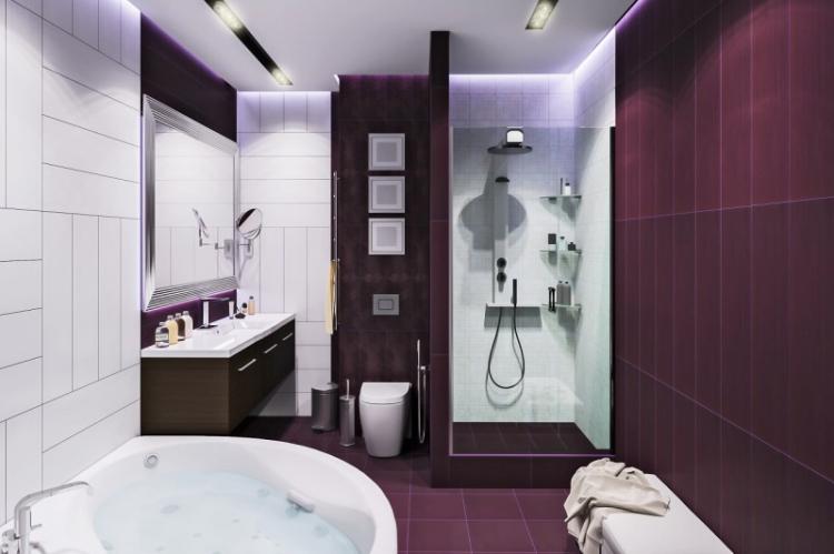 Design d'intérieur de salle de bain - photo