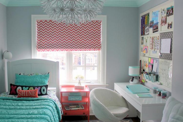 Design d'intérieur d'une chambre pour une adolescente - photos d'intérieurs réels