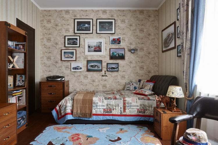 Chambre pour un adolescent - photo de design d'intérieur