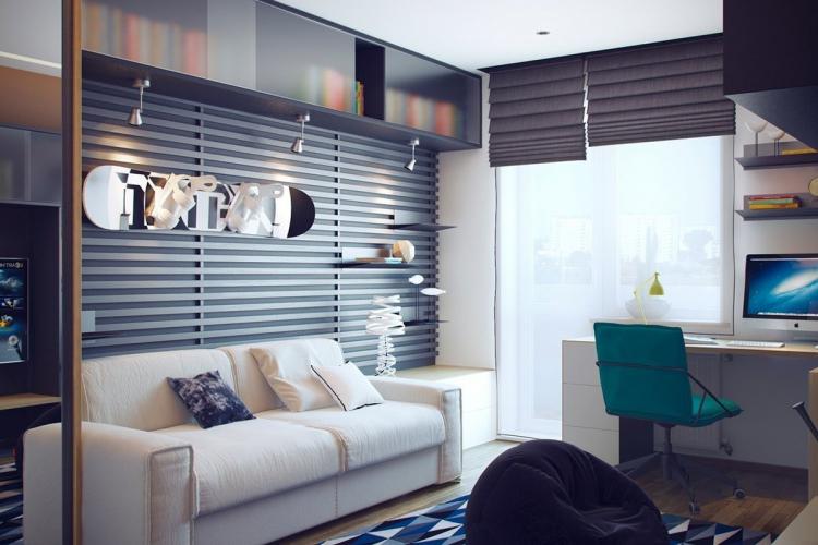 Conception de chambre pour un adolescent - photos d'intérieurs réels