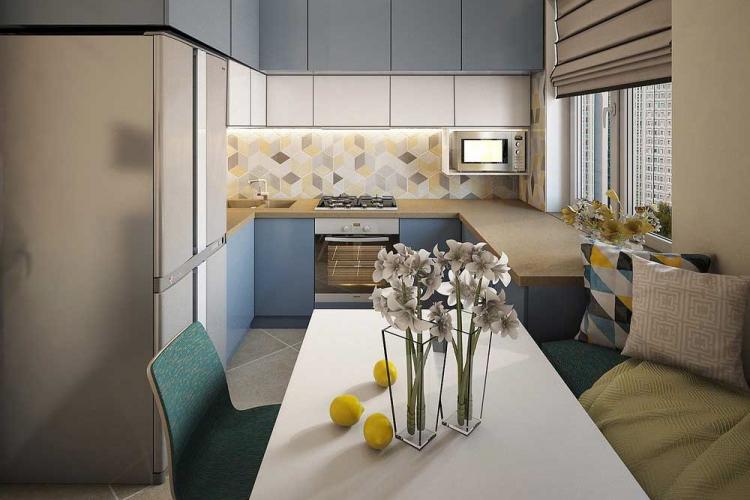 Conception de cuisine 10 m² - des photos de vrais intérieurs