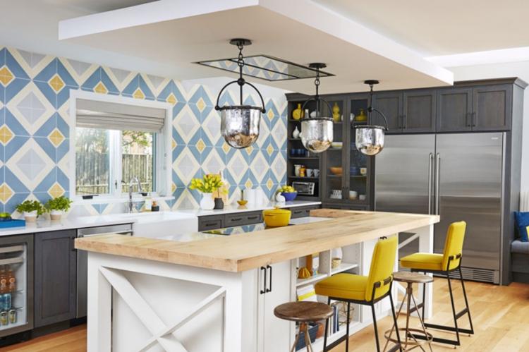 Décoration plafond - Cuisine design 11 m²