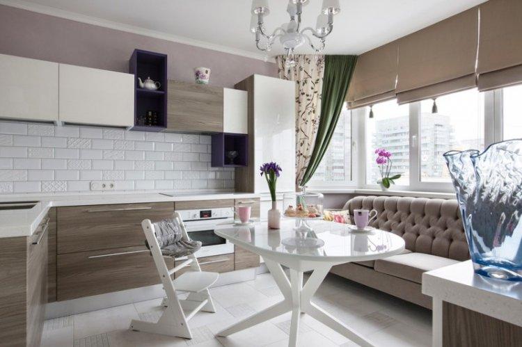 Cuisine 14 m² - photo design d'intérieur