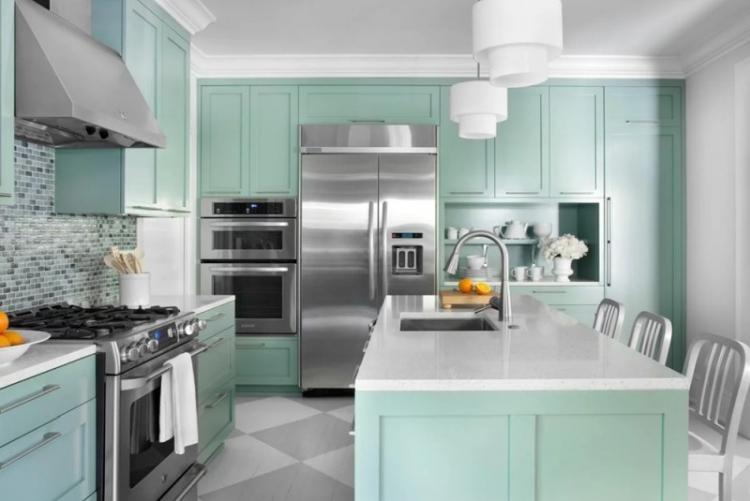Cuisine en vert - Couleurs de cuisine 2019