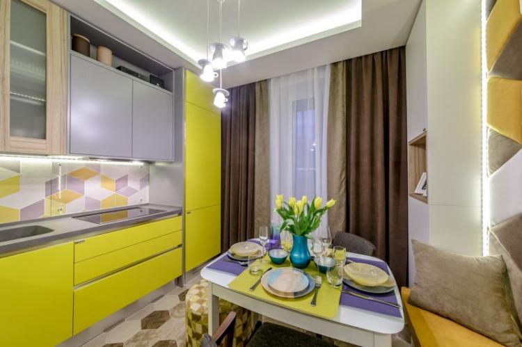 Cuisine 3 par 4 - photo de design d'intérieur