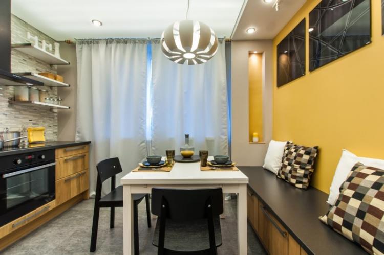 Cuisine 3 par 4 - photo de design d'intérieur