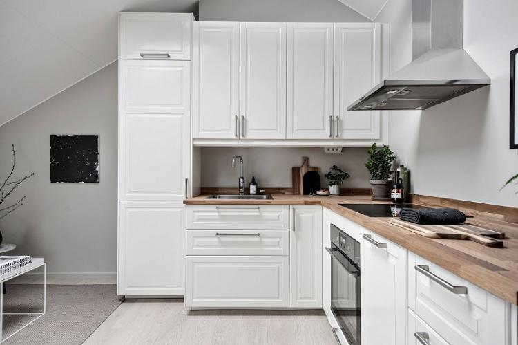 Cuisine 3 par 4 - photo de design d'intérieur