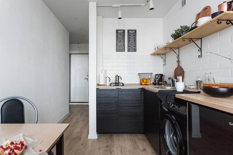 Cuisine 6 m² dans un style scandinave - design d'intérieur