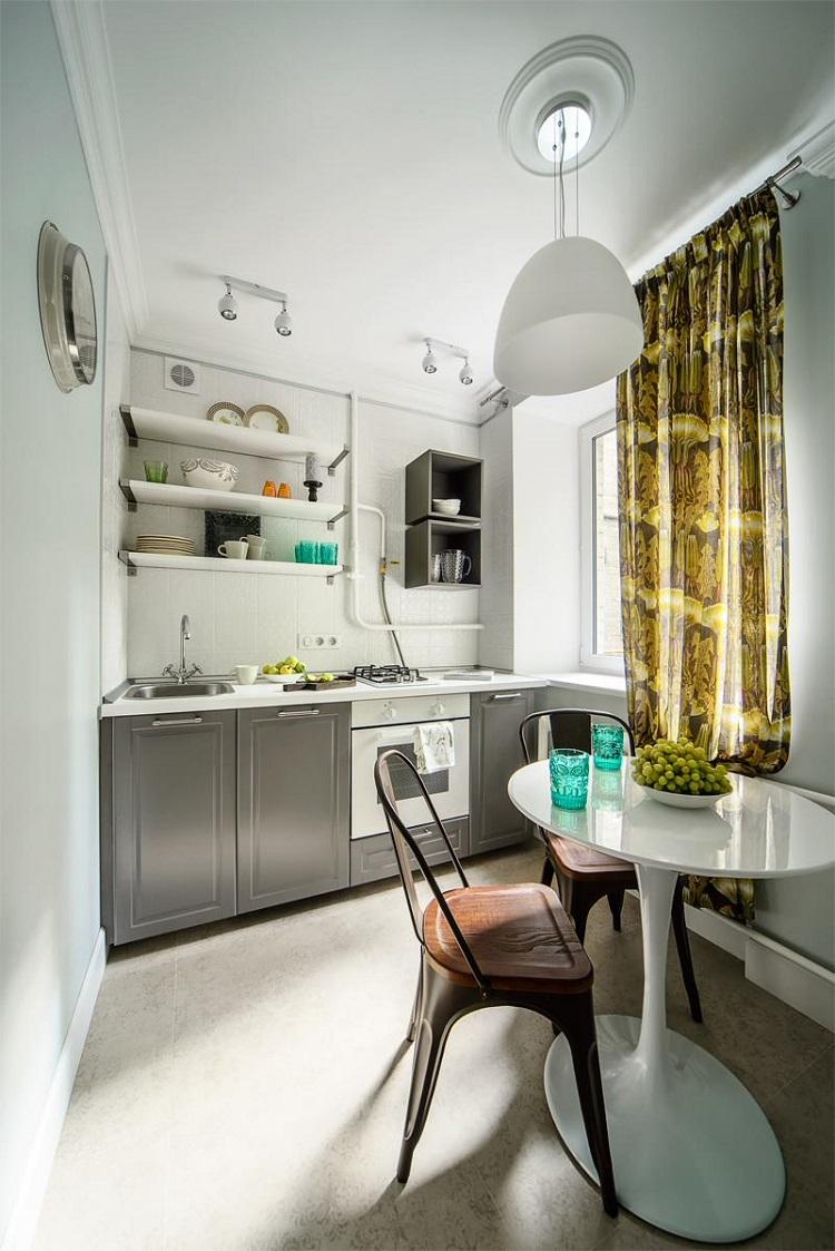 Conception de cuisine 6 m² - des photos de vrais intérieurs