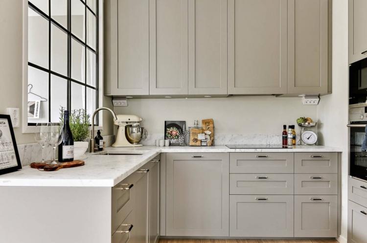 Design d'intérieur de cuisine de style scandinave - photo