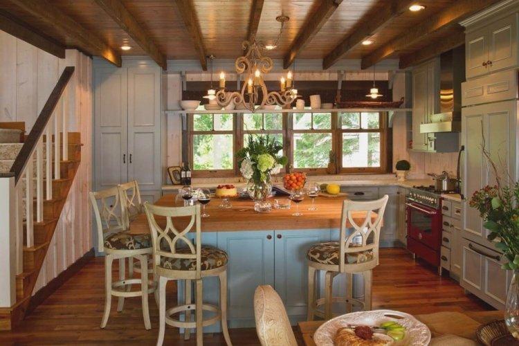 Cuisine de style campagnard - Photo de design d'intérieur