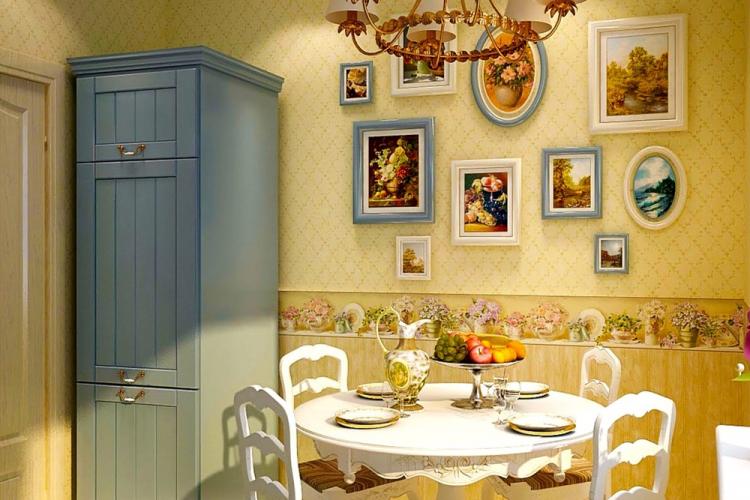 Décoration murale - Conception de cuisine de style provençal