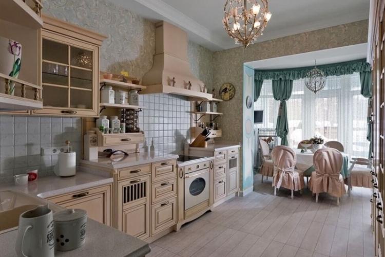 Conception de cuisine de style provençal - photos de vrais intérieurs