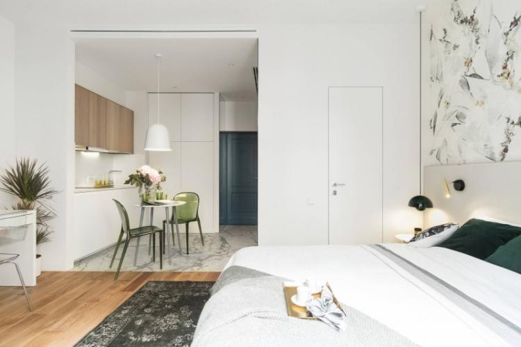 Studio dans le style du minimalisme - Design d'intérieur