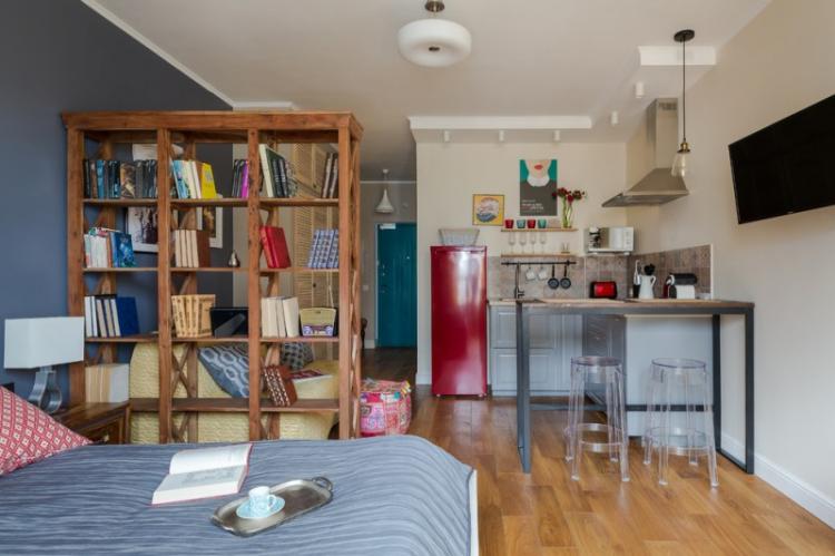 Design d'intérieur d'un studio - photos d'intérieurs réels