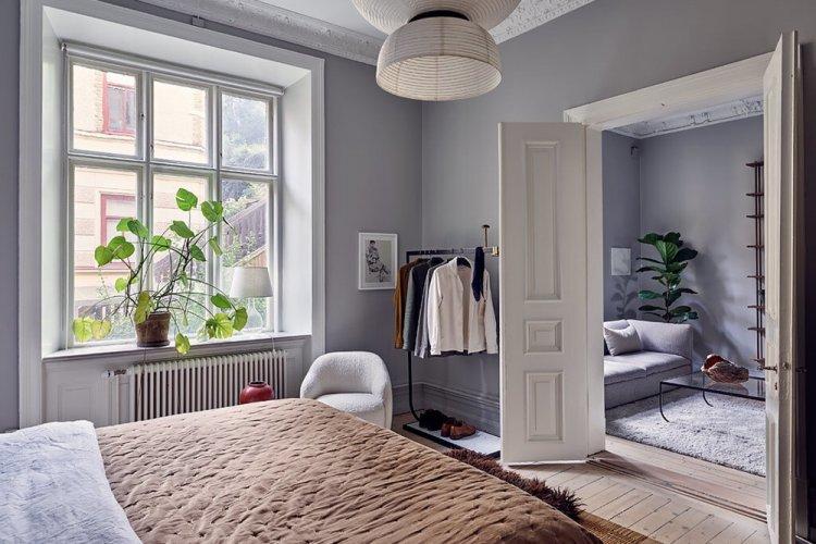 Appartement scandinave Toutes les nuances de gris - Design d'appartement de style scandinave