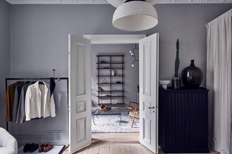 Appartement scandinave Toutes les nuances de gris - Design d'appartement de style scandinave