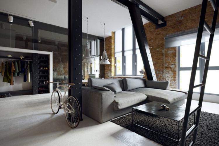 Aménagement et zonage - Conception d'appartement de style loft