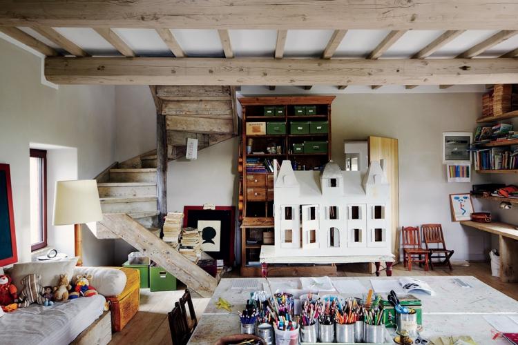 Chambre d'enfant - Conception d'appartement de style loft