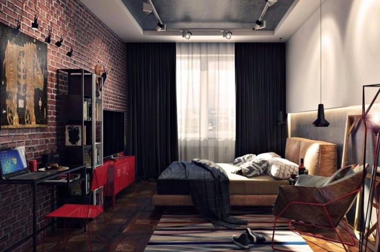 Conception d'un petit appartement dans le style loft