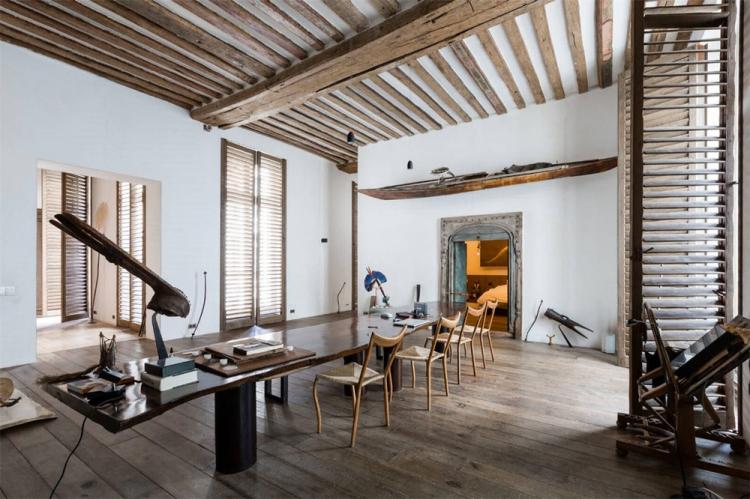 Conception d'appartement de style loft - photos d'intérieurs réels