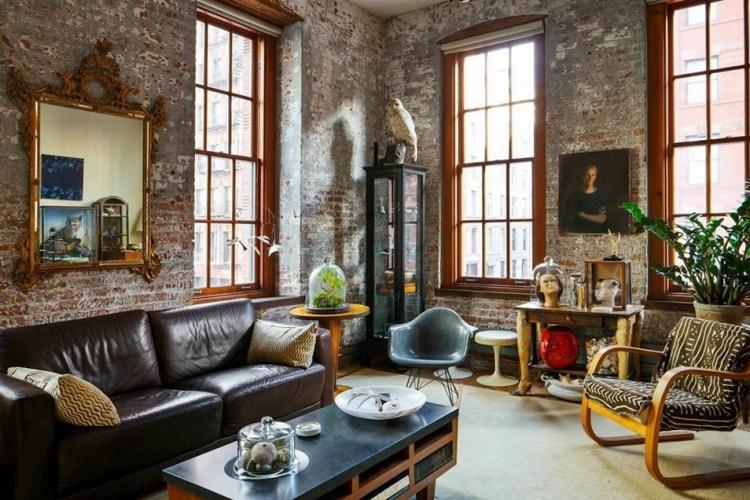 Conception d'appartement de style loft - photos d'intérieurs réels