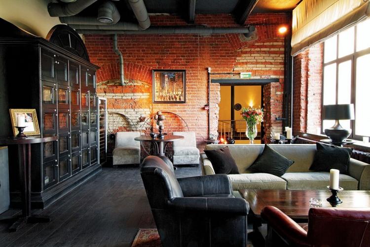 Conception d'appartement de style loft - photos d'intérieurs réels