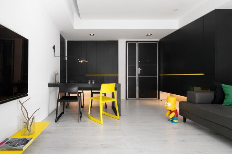 Accents lumineux - Couleurs pour un appartement dans le style du minimalisme