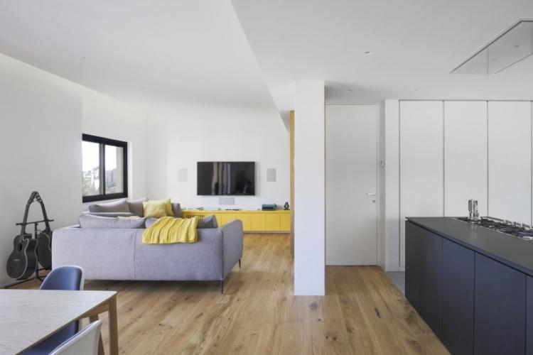 Appartement dans le style du minimalisme - photo de design d'intérieur