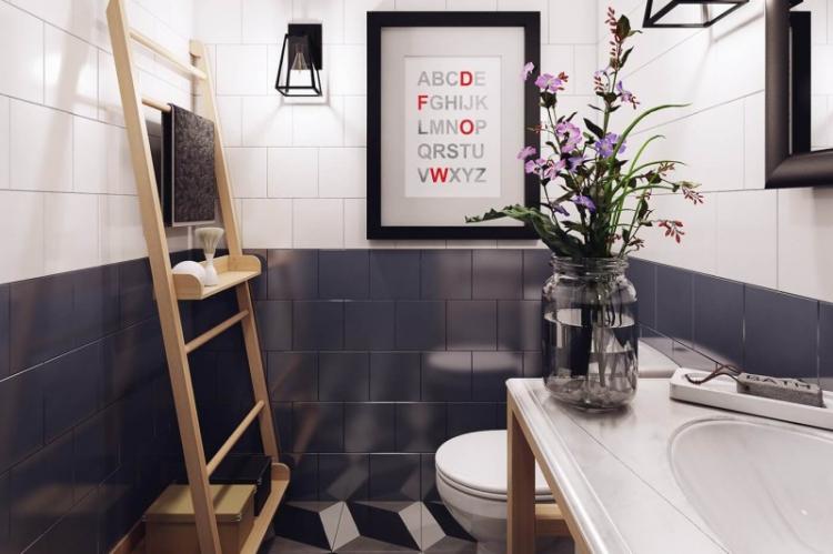 Plus de surfaces brillantes - Conception de petites toilettes