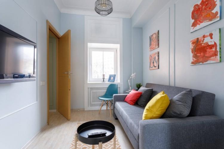 Conception d'un petit salon - photos d'intérieurs réels