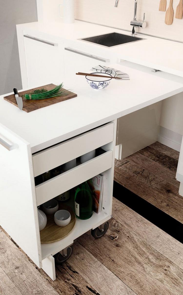 Meubles convertibles - Conception d'une petite cuisine